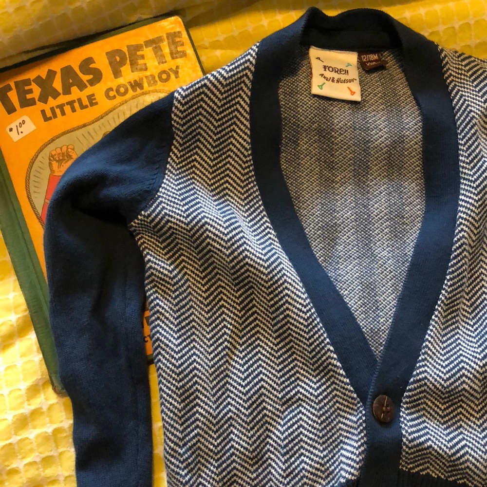 Axel & Hudson Fore! Collection Cardigan 12-18m